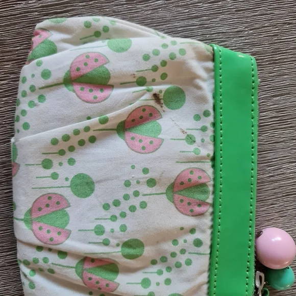 Green Pink Wallet - Picture 3 of 4